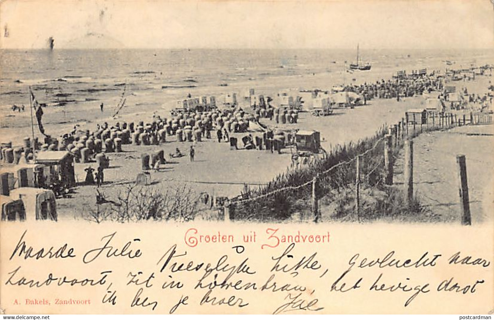 Nederland - ZANDVOORT - Strandgezicht