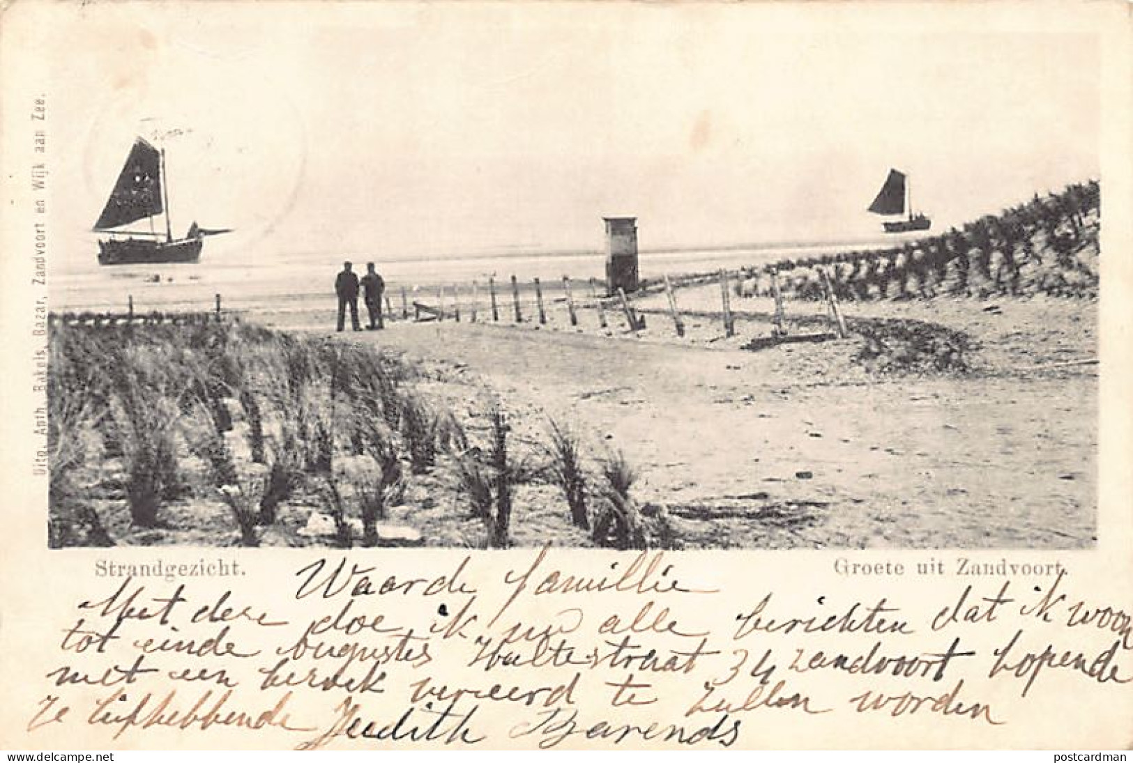 Nederland - ZANDVOORT - Strandgezicht