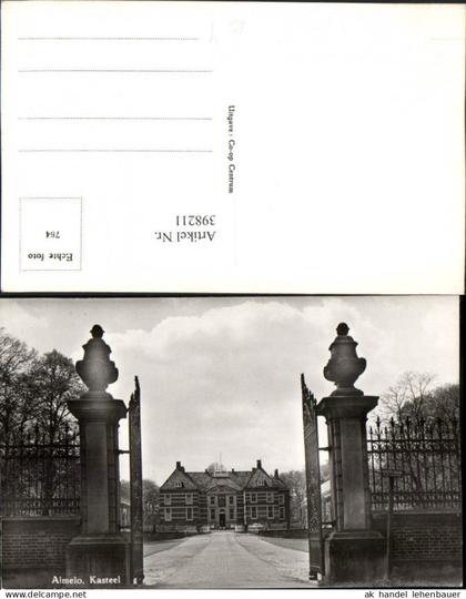 398211,Netherlands Almelo Kasteel Schloss Eingang Tor