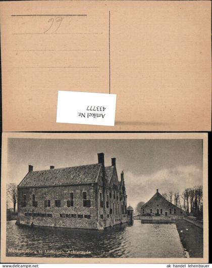 433777,Netherlands Menkemaborg te Uithuizen Eemsmond Achterzijde Gebäude