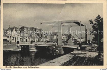 Brielle Niederlande Maarland met Julianabrug