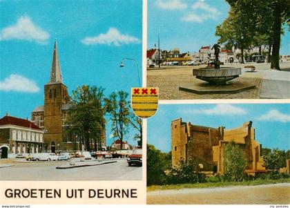 Deurne Noord Brabant NL Teilansichten Kirche Brunnen Ruine