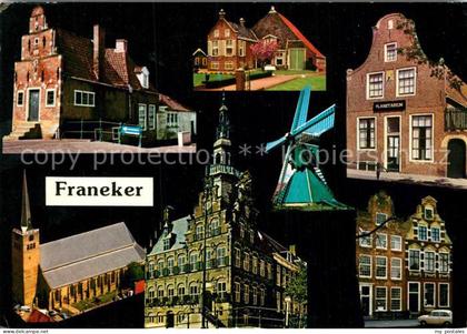 Franeker Rathaus Muehle Schloss Kirche Planetarium