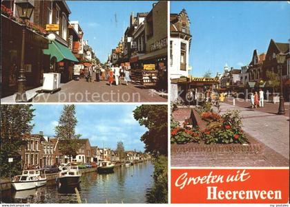 Heerenveen Motorboot Strassenansicht