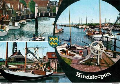 Hindeloopen Hafen Teilansichten