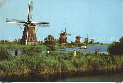 Kinderdijk Poldermolens Windmuehlen