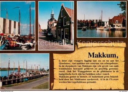 Makkum Fischereihafen Ortspartie