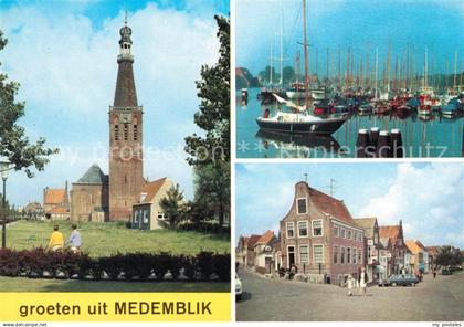 Medemblik Hafen Kirche Ortsansicht