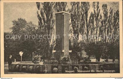 Meppel Monument Mr. Harm Smeenge Denkmal
