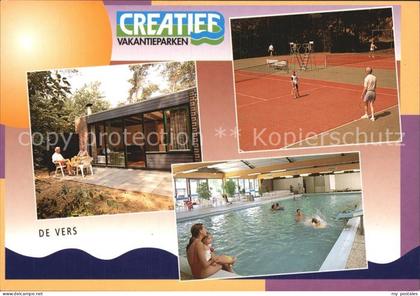 Overloon Venray Ferienpark De Vers Bungalow Tennisplatz Hallenbad