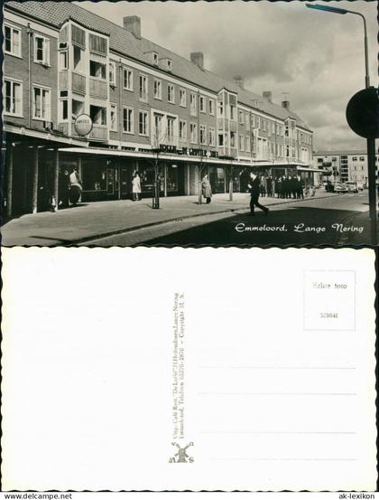 Postkaart Emmeloord-Noordoostpolder Lange Nering 1965