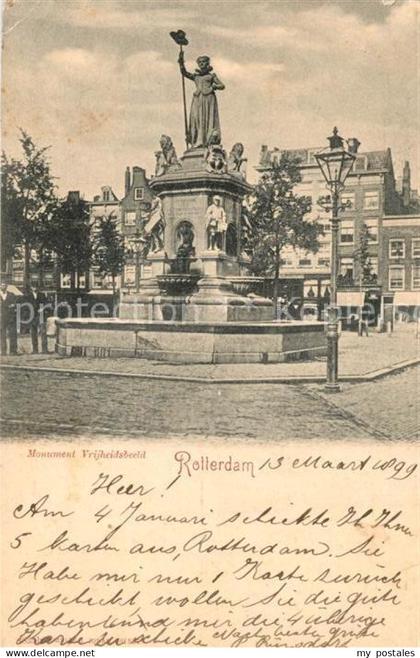 Rotterdam Monument Vrijheidsbeeld
