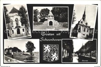 Schoonhoven Veerpoort Stadhuis Haven Noodhaven