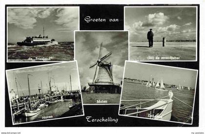 Terschelling Friesland NL MS Friesland Haven Molen De Strandjutter Zeil-race