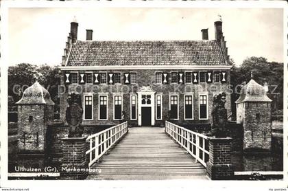 Uithuizen Menkemaborg Schloss Bruecke Skulptur