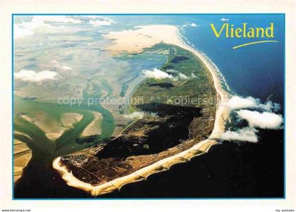 Vlieland Friesland NL Fliegeraufnahme