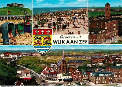 Wijk aan Zee Strandpartie Panorama