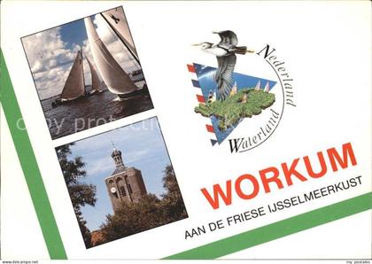 Workum Segelschiffe Kirche