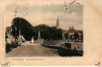 CPA APPINGEDAM Westerdraaibrug NETHERLANDS (706230)