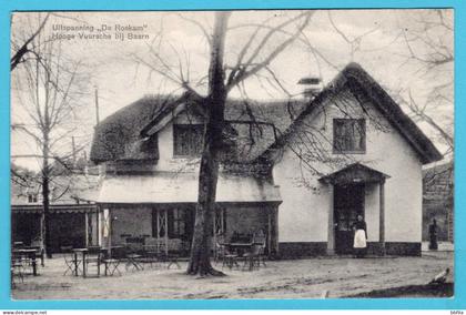 NEDERLAND prentbriefkaart Uitspanning de Roskam Hooge Vuursche bij Baarn 1917 Eemnes Binnen naar Utrecht