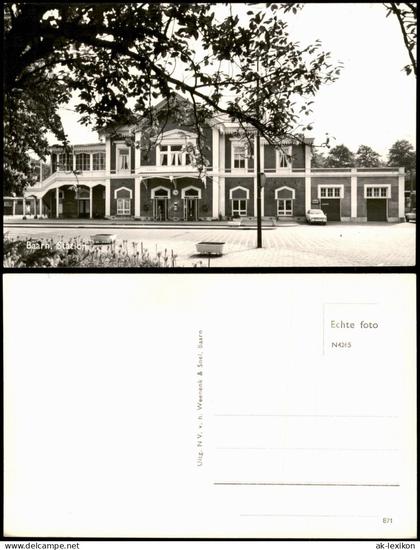 Postkaart Baarn Bahnhof Station 1963