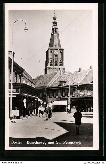 AK Boxtel, Bosscheweg met St. Petruskerk