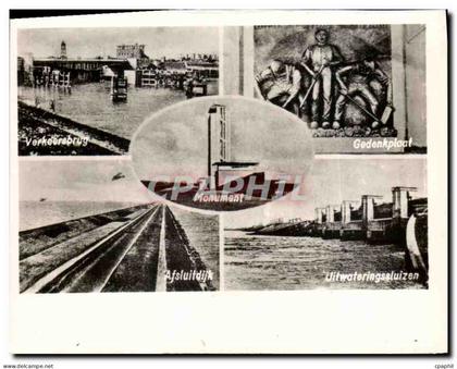 CPM Afsluitdijk Verkeerebrug Monument Gedenkplaat afsluitdijk Uitwateringssluizen