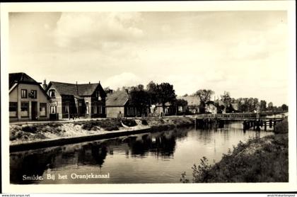 CPA Smilde Drenthe Niederlande, Bij het Oranjekanaal