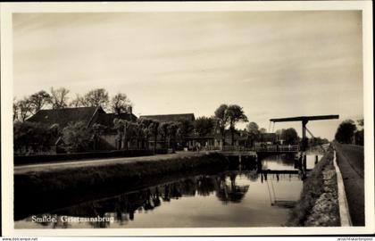 CPA Smilde Drenthe Niederlande, Grietmansbrug