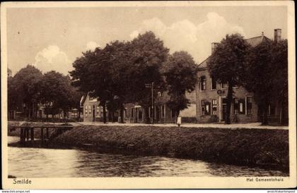 CPA Smilde Drenthe Niederlande, Rathaus