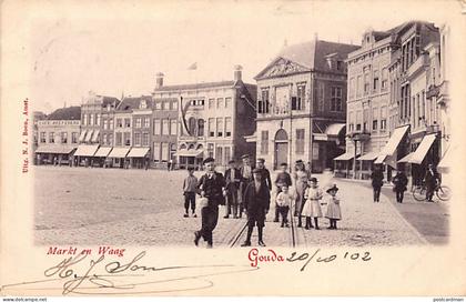 Nederland - GOUDA - Markt en Waag