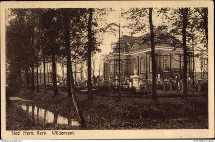 CPA Wildervank Groningen Niederlande, Herv. Kerk, Gesamtansicht