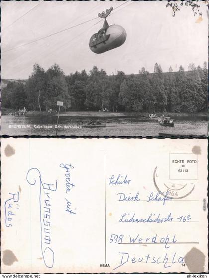 Brunssum Kabelbaan Schuttershüske Provincie Limburg Fotokarte  1964