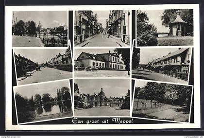 AK Meppel, Strassenpartien mit Geschäften