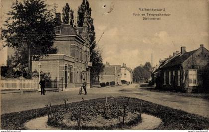 CPA Valkenswaard Nordbrabant, Post- und Telegraphenamt Stationstraat