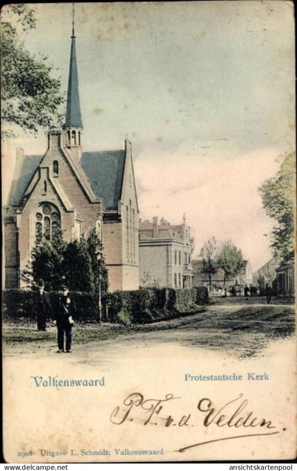 CPA Valkenswaard Nordbrabant, Protestantische Kirche
