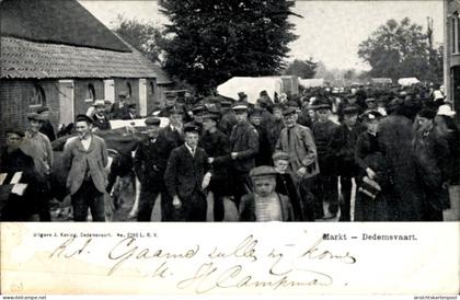 CPA Dedemsvaart Overijssel Niederlande, Marktleben