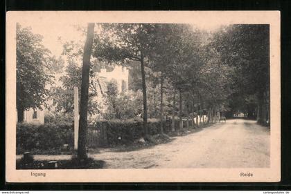 AK Rolde, Ingang