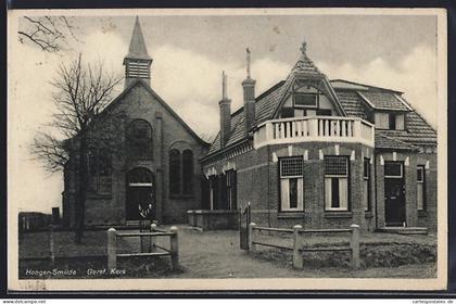 AK Hooger-Smilde, Geref. Kerk, Aussenansicht