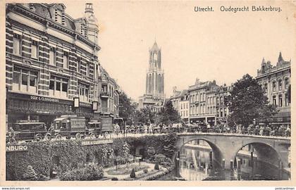 Nederland - UTRECHT - Oudegracht Bakkerbrug