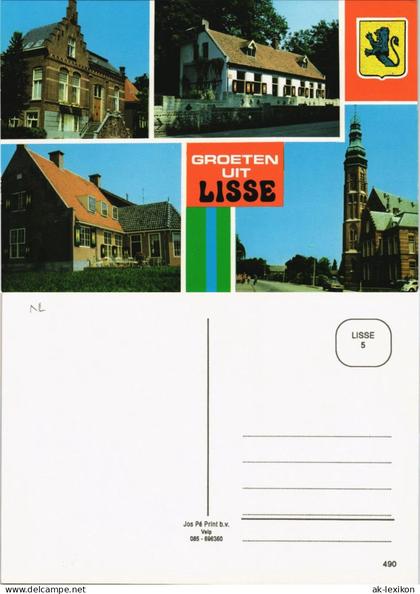 Postkaart Lisse GROETEN UIT LISSE Mehrbild-AK Ortsansichten 1980
