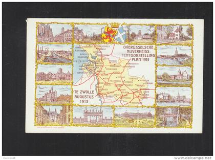 Postkaart Te Zwolle Augustus 1913