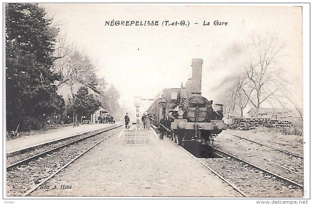 NEGREPELISSE - La Gare - TRAIN