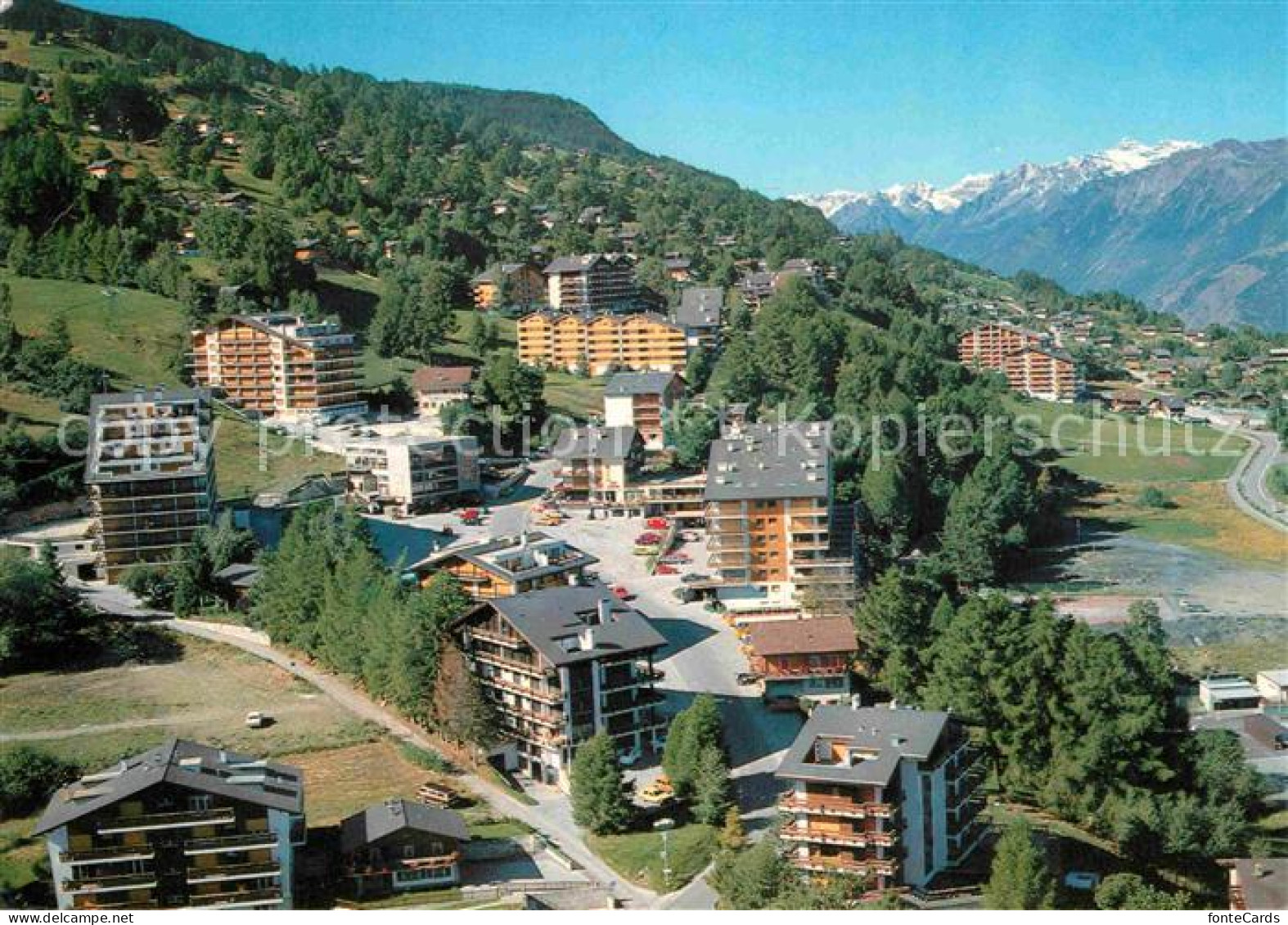 Nendaz Fliegeraufnahme