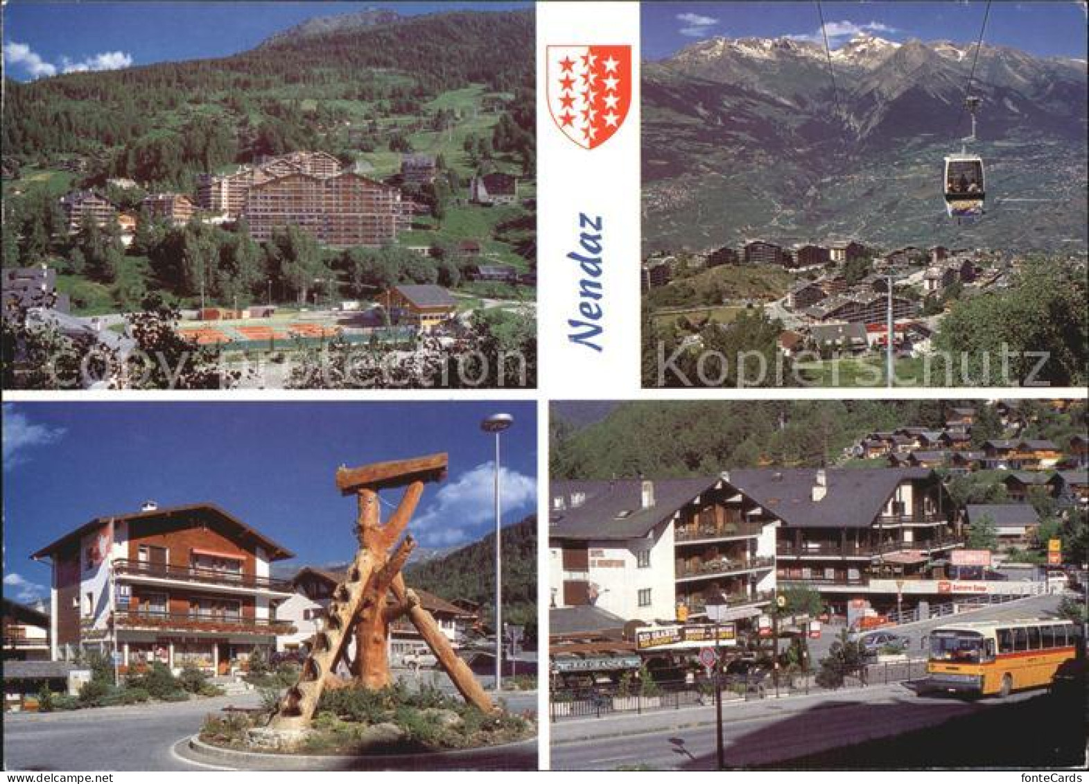 Nendaz Seilbahn Postbus