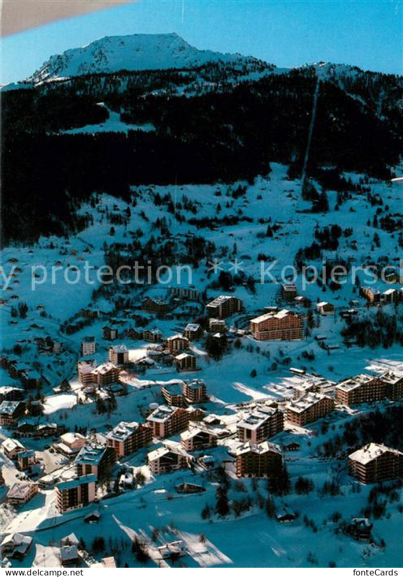 Nendaz Station d hiver avec le Tracouet et Dent de Nendaz Alpes