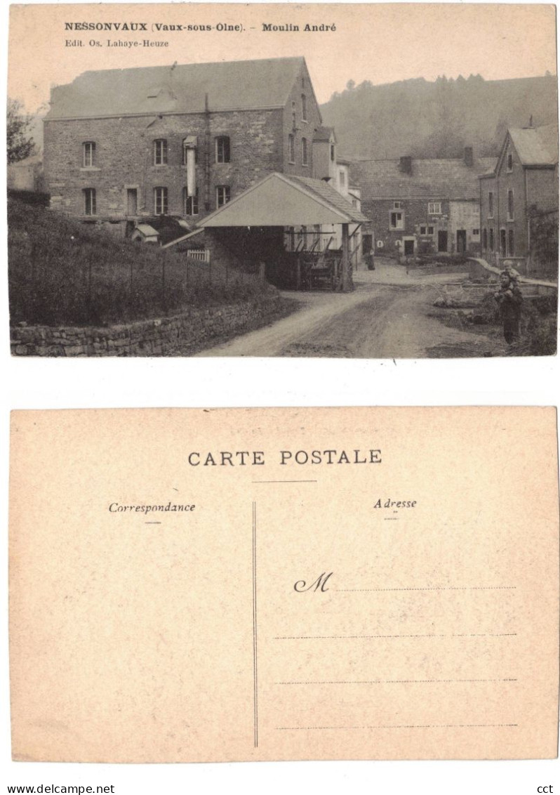 Nessonvaux  Vaux-sous-Olne    Trooz   Moulin André   Edit Os. Lahaye-Heuze