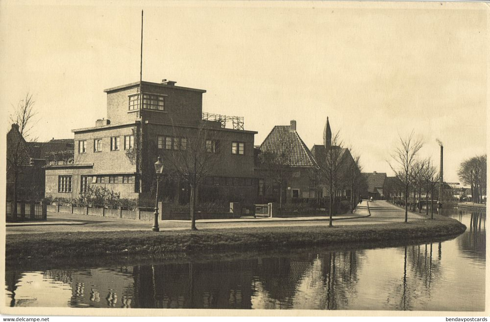 Netherlands, BOLSWARD, Gasthuissingel (1950s) RPPC Postcard