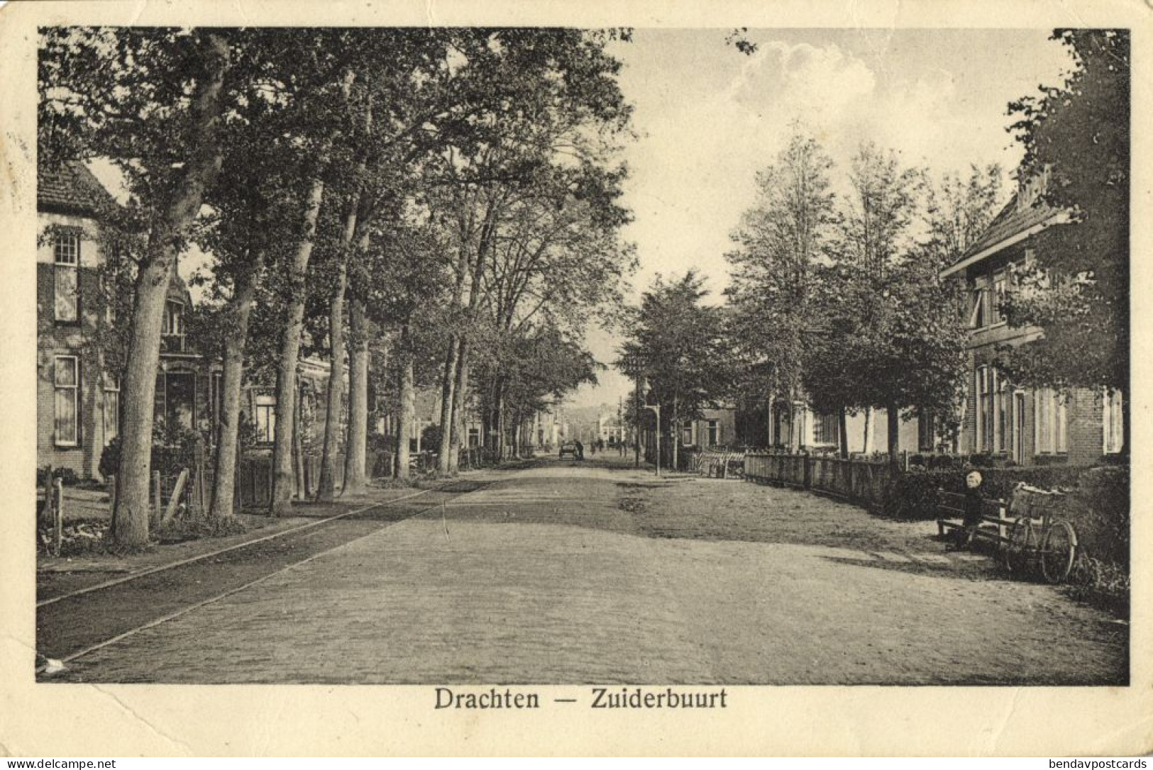 Netherlands, DRACHTEN, Zuiderbuurt (1920s) Postcard