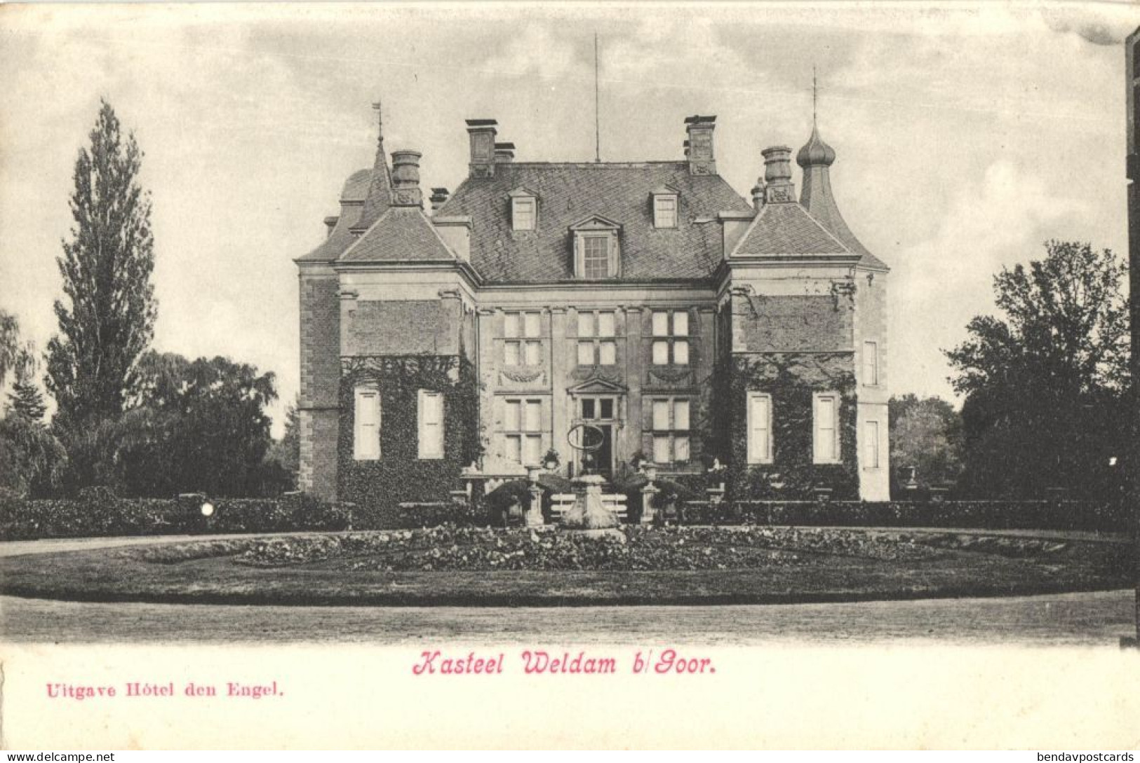 Netherlands, GOOR, Kasteel Weldom, Castle (1900s) Postcard